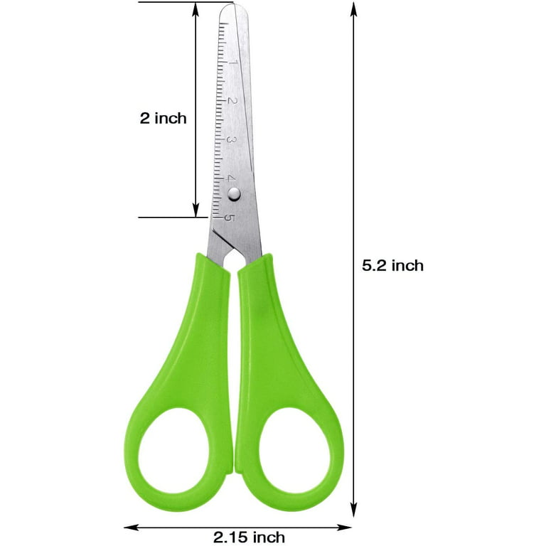 Scissors Set of 5-Pack, 8 Scissors All Purpose Comfort-Grip Handles Sharp  Scissors for Office Home School Craft Sewing Fabric Supplies, High/Middle