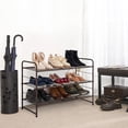 thumbnail image 5 of Shoe Rack, Bextsrack 3-Tier Metal Shoe Organizer for Closet, Entryway Small Space Home Decor, Bronze, 5 of 7