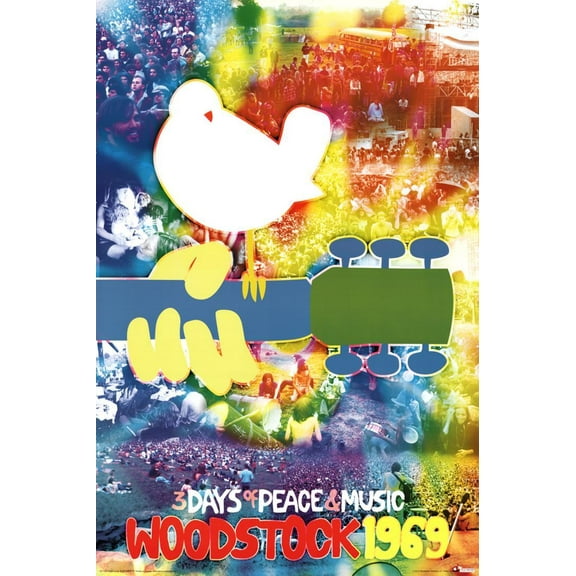 Woodstock Tye Dye Poster  24x36 Sold by Art.Com