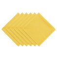 thumbnail image 1 of Design Imports Serviette Mello Soli CAMZ12283&44; Jaune - Lot de 6, 1 of 2