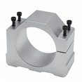 thumbnail image 1 of Aluminum Alloy Engraving Machine Spindle Motor Clamp Holder - 65mm Inner Diameter, 102mm Length, 50mm Width, 78mm Height, with 4 Mounting Screws Included, 1 of 6