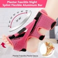 thumbnail image 3 of Upgrade Plantar Fasciitis Night Splint, Plantar Fasciitis Relief Brace, 3 Adjustable Straps Plantar Fasciitis Night Splint Relief Plantar Fasciitis, Foot Drop, Achilles Tendonitis, Day&Night (Pink), 3 of 7