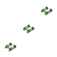 thumbnail image 2 of Vogacara Ala trasera de Metal 1:10 cola actualización fija parte modificación accesorios de mantenimiento reemplazo para Wltoys 104001 verde Verde 3piezas Vogacara  CBP194589, 2 of 6