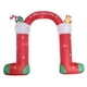 thumbnail image 3 of Arco de patio,Accesorios inflables para decoraciones de patio con arco navideño,Arco inflable iluminado al aire libre construido con soporte LED,Muñeca Santa De Pie Muñeco De Nieve Juguete, 3 of 9