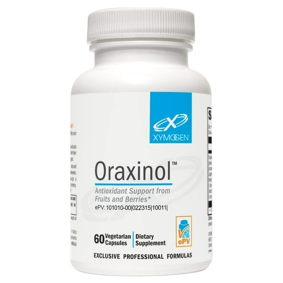XYMOGEN Oraxinol - Antioxidants Supplement with Grape Seed Extract, Pomegranate Fruit and Cranberries - Supplement for Heart Health - Vegan, Gluten Free, and Non GMO (60 Capsules)