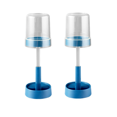 thumbnail image 1 of Toothbrush Holder with Cup Cover, Compatible with Electric Toothbrushes and Conventional Toothbrushes Blue, 1 of 6