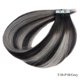 thumbnail image 3 of Extensiones de cabello con cinta adhesiva Veravicky Hair, cabello humano natural, interfaz pequeña de 4 x 0,8 cm, trama de piel Remy, 20 unidades, 16 a 24 pulgadas, para cabello fino, 3 of 5