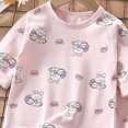 thumbnail image 4 of TOWED22 Toddler Boys Clothes Outfits Set 2Pcs Long Sleeve Print Round Neck Cotton T-Shirt Elastic Waist Joggers Warm Fall Winter(Light Purple,3-4 Y), 4 of 6