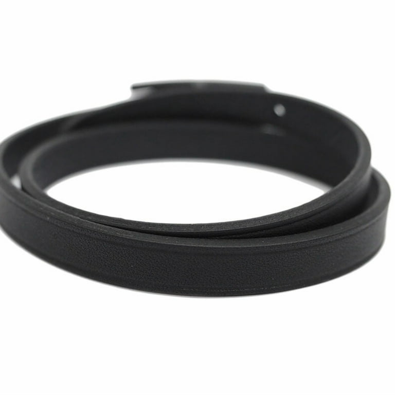 Pre-owned Leather Bracelet In Black
