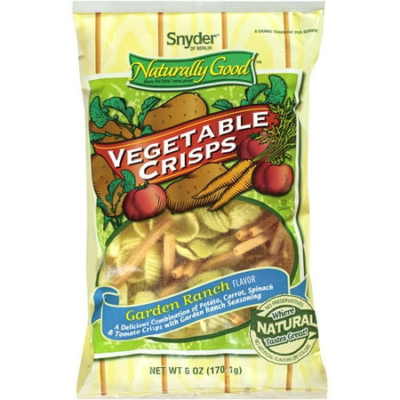 Snyder of Berlin Naturally Good Garden Ranch Vegetable Crisps, 6 oz