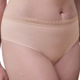 thumbnail image 2 of Chantelle Braguitas para mujer paquete de 2 - Cozy Chic, invisibles, transpirables Nude L (Large), 2 of 7
