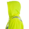 thumbnail image 4 of JORESTECH Hi-Vis Safety Full-Zip Hoodie Sweater, ANSI Class 3 (Yellow/Black, 4XL), 4 of 6