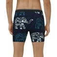 white and green elephants Men's Novelty Underwear Men Boxer Briefs