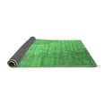 thumbnail image 2 of Ahgly Company Indoor Square Abstract Emerald Green Contemporary Area Rugs, 7' Square, 2 of 4