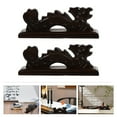 thumbnail image 3 of Miangastore 2Pcs Wooden Brush Pen Storage Racks Vintage Chinese Calligraphy Pen Holders, 3 of 8