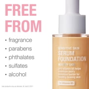 Neutrogena Sensitive Skin Serum Foundation, Light/Medium 02, 1 oz