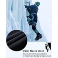 thumbnail image 3 of Women's Outdoor Waterproof Windproof Fleece Slim Cargo Snow Ski Hiking Pants, 3 of 6