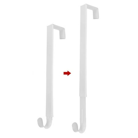 

sugeryy Bathroom Wall Hooks Wreath Hook Removable Multifunction Adjustable Thin Metal Save Space Scalable Holder