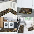 thumbnail image 7 of 2 Piece Wine Kitchen Decor Rugs Set, Farmhouse Country Wine Kitchen Rugs and Mats Non Skid Washable Absorbent Microfiber Kitchens Accessories Decoration Floor Mats 17"x47"+17"x30", 7 of 7