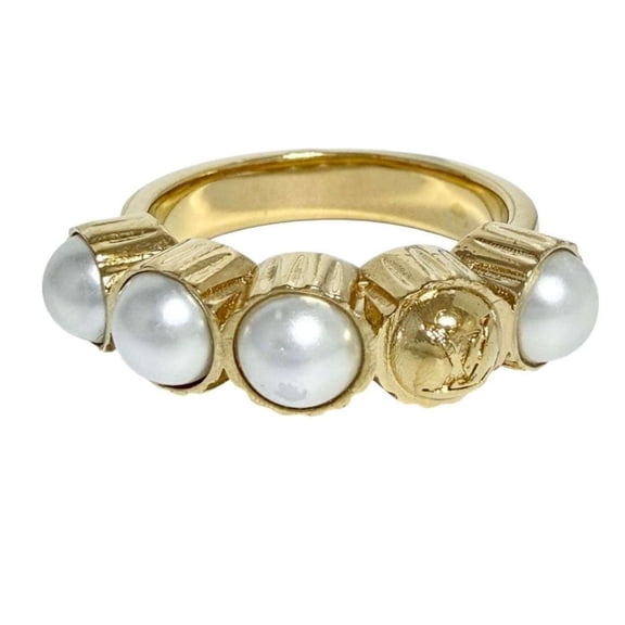 Pre-Owned Louis Vuitton Men's LV Dynasty Ring, Size L (21-22)