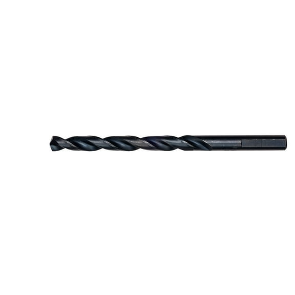 Milwaukee 48-89-2725 Drill Bit, 19/64 in Dia, 4-3/8 in OAL, Jobber Bit, Parabolic Flute, 19/64 in Di