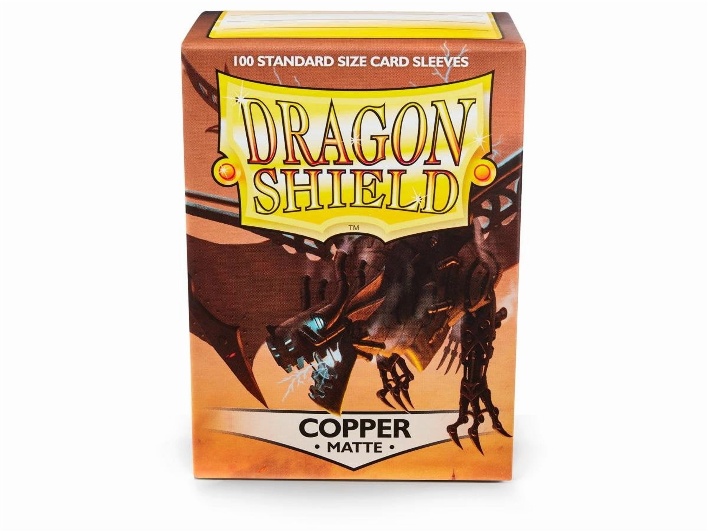 2 Packs Dragon Shield Matte Copper Standard Size 100 ct Card Sleeves Value Bundle!