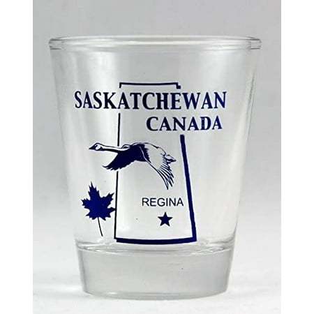 

Saskatchewan Canada (12 in Series of 13) Shot Glass. Collect All!