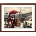 thumbnail image 2 of Art.com Transcontinental Flight Art Print by Brent Heighton, Brown Frame Wall Art, 21" x 17", 2 of 5