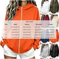 thumbnail image 3 of Fewfanhot Womens Sweatshirt Casual Full-Zip Hoodie Lightweight Long Sleeve Sweatshirt Casual Jacket with Pocket, 3 of 9