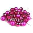 thumbnail image 2 of 24PCS Christmas Balls Christmas Tree Decor Glitter Baubles Pure Color, 2 of 2