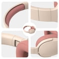 thumbnail image 6 of Rirool Bluetooth Over-Ear Headphones, Wireless Foldable Headset with HiFi Stereo Deep Bass, 12H Playtime, Built-in Mic, Soft Protein Earpads for Travel, Home, Office & Cellphone, Cream Pink, 6 of 8