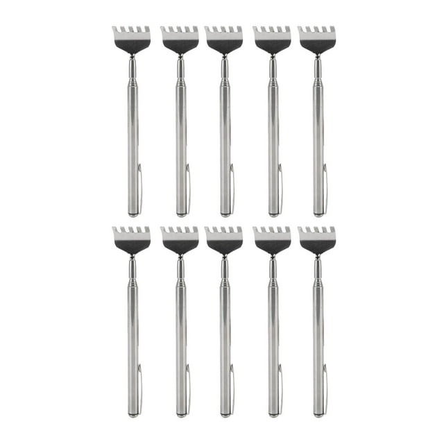Grattoir à Dos Télescopique, 10 Pcs Grattoir à Dos Extensible Durabilité Éprouvée