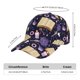 thumbnail image 2 of Balery Lavender Flowers Gorra de béisbol de tamaño ajustable para correr, entrenar y actividades al aire libre. Gorra de papá para todas las estaciones., 2 of 6