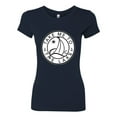 thumbnail image 2 of Wild Bobby, Take Me To The Lake, Women Slim Fit Junior Tee, Navy, Large, 2 of 4