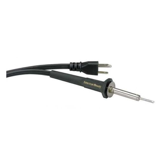 American Beauty Tools Soldering Iron,6.5in L,Black/Silver 3108-25