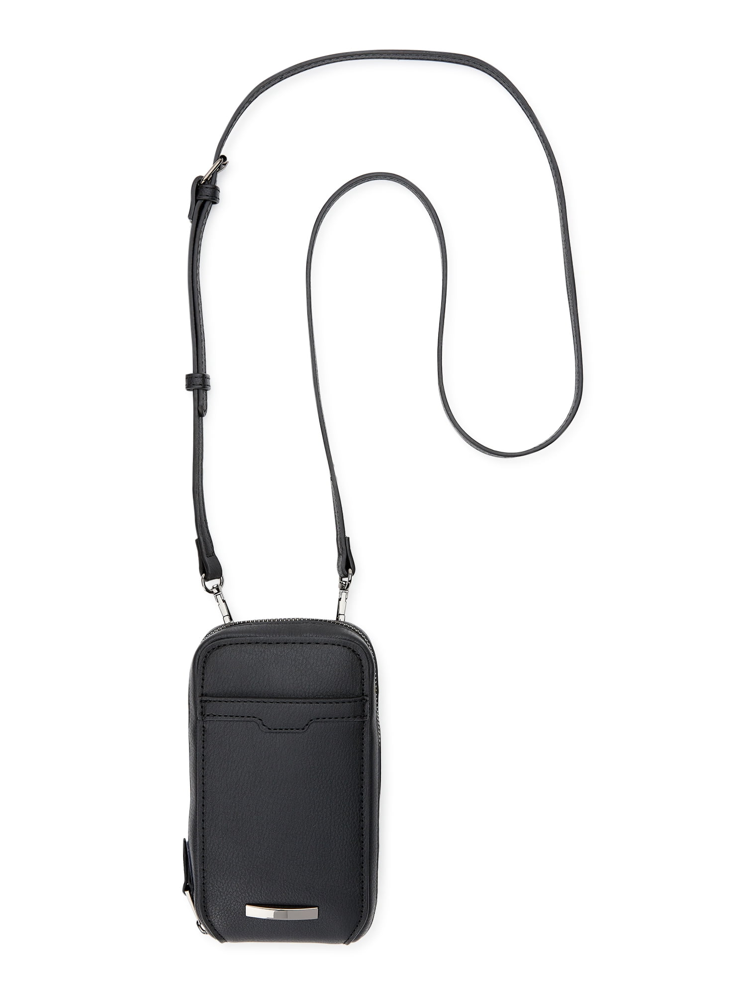 No Boundaries Women's Phone Zip Around Crossbody Bag