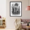 thumbnail image 3 of Historic Framed Print, [Down Sansom Street from Eight Street], 17-7/8" x 21-7/8", 3 of 9
