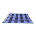 thumbnail image 2 of Ahgly Company Machine Washable Indoor Rectangle Abstract Blue Modern Area Rugs, 7' x 10', 2 of 4