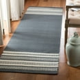 thumbnail image 3 of Safavieh  Handmade Flatweave Dhurries Shirleen Modern Wool Rug Dark Grey 4' x 6' 4' x 6' Indoor,Handmade Living Room Rectangle, 3 of 11