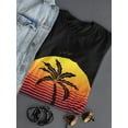 thumbnail image 3 of 80s Retro Sunset T-Shirt Women -Image by Shutterstock, Female Small, 3 of 4