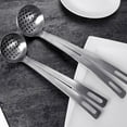 thumbnail image 4 of Stainless Steel Long Handle Hot Pot Soup Ladle Colander Spoon Kitchen Utensils, 4 of 9