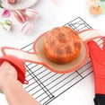 thumbnail image 3 of ¡Venta caliente! 2 eslingas de silicona para horno, antiadherentes y fáciles de limpiar, tapetes para hornear reutilizables con asas largas para transferir fácilmente pan de levadura, 3 of 4