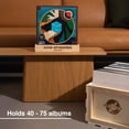 thumbnail image 4 of Crosley AC1004A-NA Caisse de Rangement pour Disques jusqu'à 75 Albums, Naturel, 4 of 4