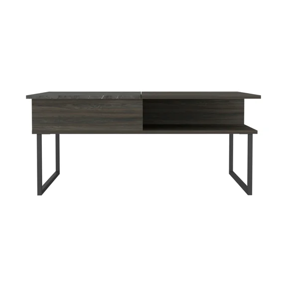 TUHOME Armin Lift Top Coffee Table Engineered Wood Coffee Tables in  Multi-color