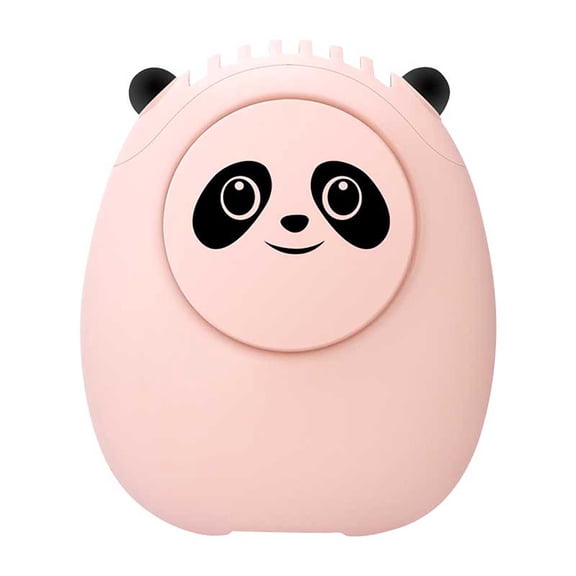 Wovilon Mini Fan Big Wind Portable Neck Usb Rechargeable Cartoon Desktop Fan
