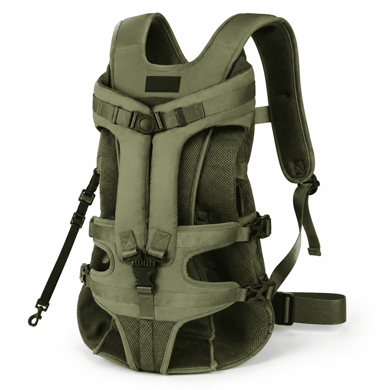 Army Green X-Large Pet Carrier Backpack for Small and Medium Dogs