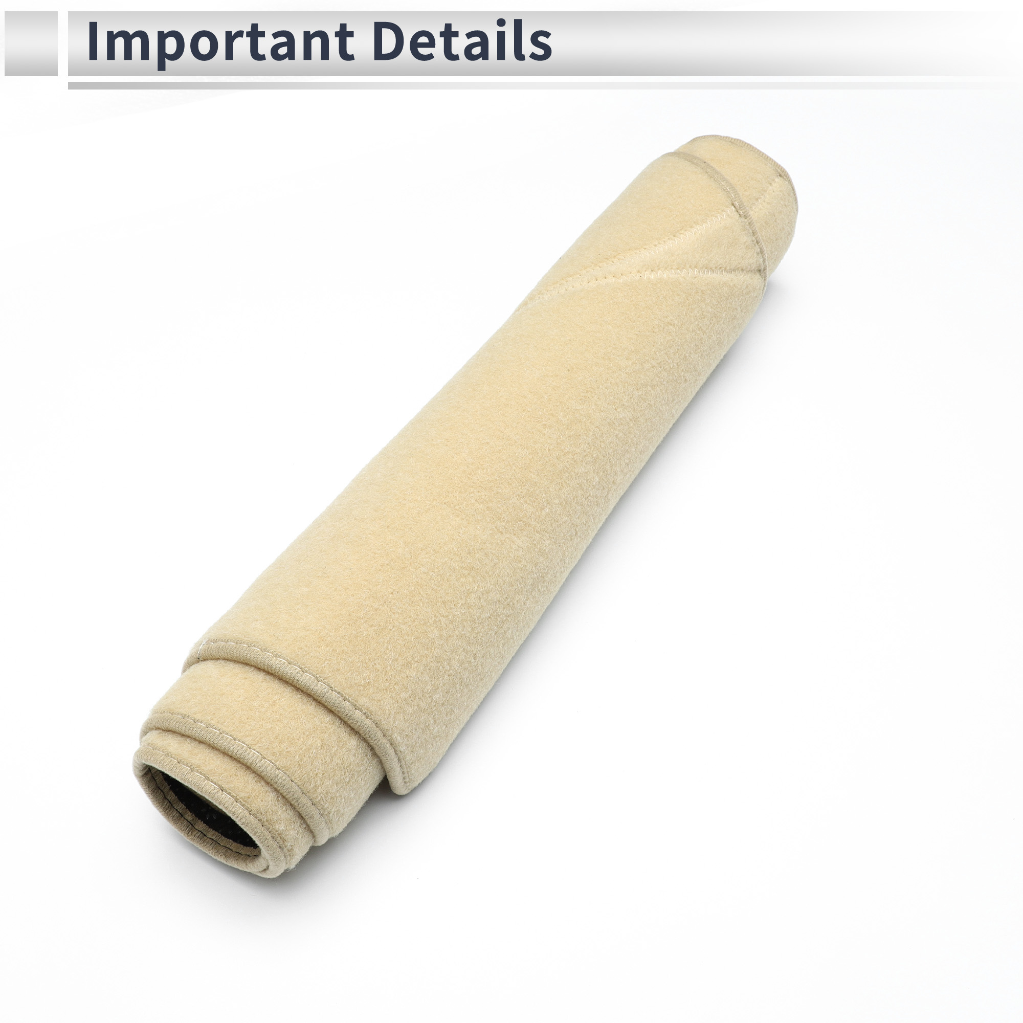 Unique Bargains Non-Slip Dashboard Cover for Ford Edge 2011-2014 Beige