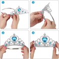 thumbnail image 4 of Vicloon Accesorios de vestir de princesa 2 piezas Corona y varitas de princesa para niñas pequeñas Joyas Regalos de juguetes para niñas pequeñas Set de cosplay de fiesta de Navidad para mayores de 3 a, 4 of 5