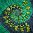 thumbnail image 3 of Men's Grateful Dead Irish Spiral Bears Tie Dye T-shirt XX-Large Multi, 3 of 3