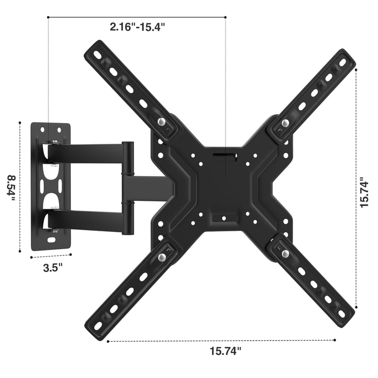 Keenstone Full Motion TV Wall Mount for 26" to 60" TVs photo 2